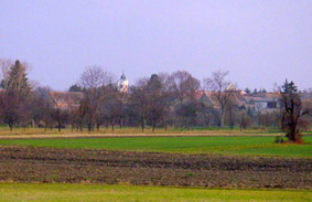 Bernhardsthal von Norden / Ortsplan