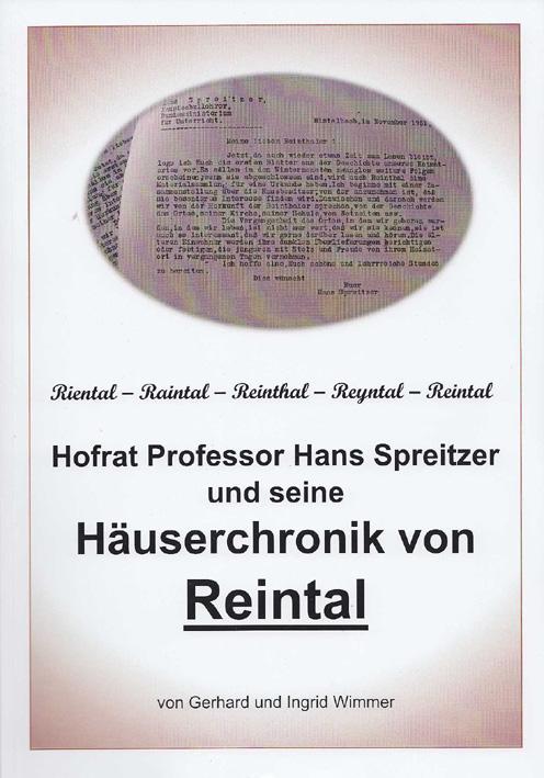 Spreitzer - Häuserchronik von Reintal