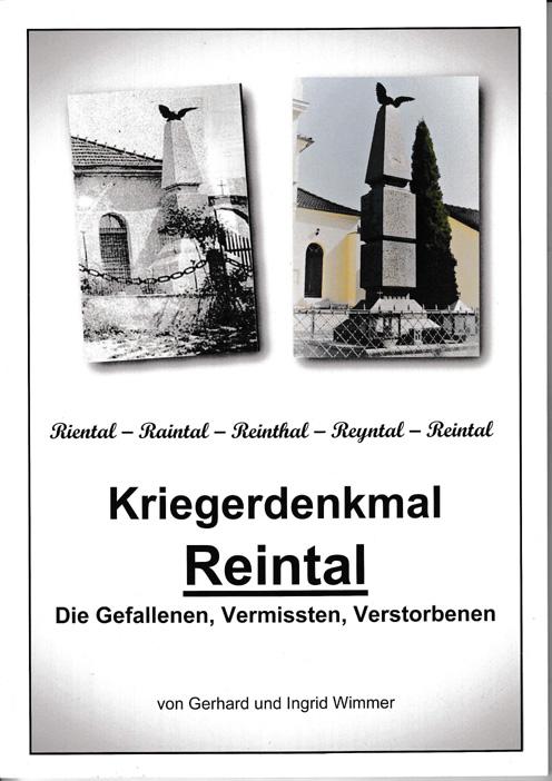 Gerhard Wimmer, Kriegerdenkmal Reintal