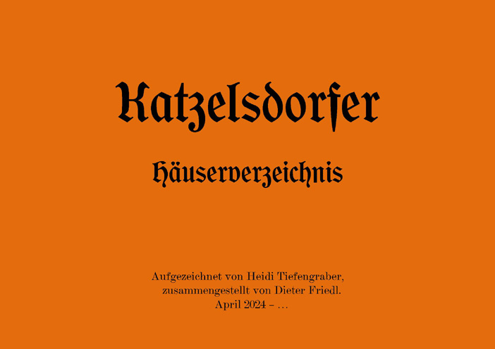 Katzelsdorfer Häuserverzeichnis