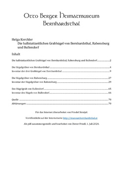 Kerchler - hallstattzeitliche Grabhügel