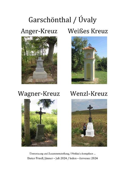Garschönthal / Úvaly — Weißes Kreuz – Anger-Kreuz – Wenzl-Kreuz