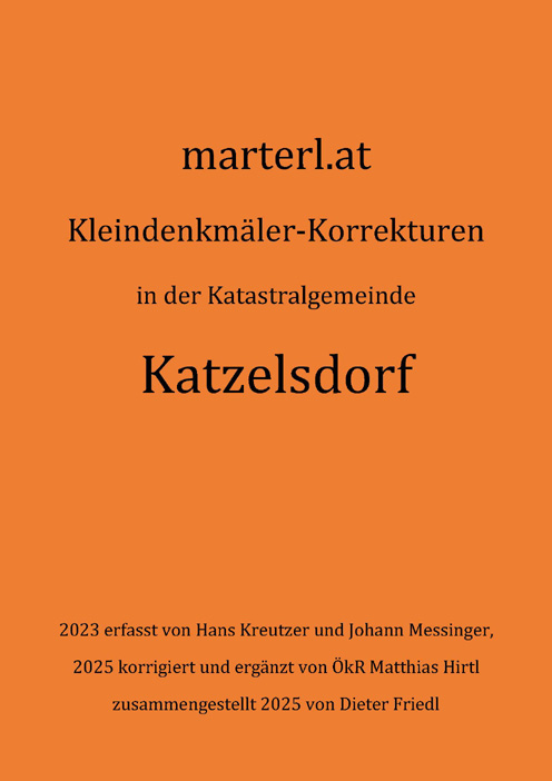 Kleindenkmäler in Katzelsdorf