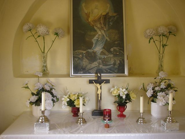 Friedhof, Cholerakapelle innen