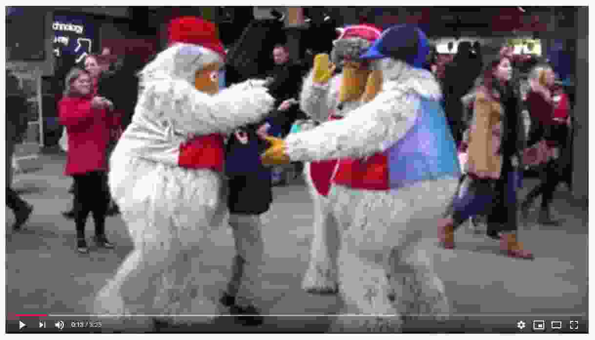 The Wombles at HMV Oxford Circus